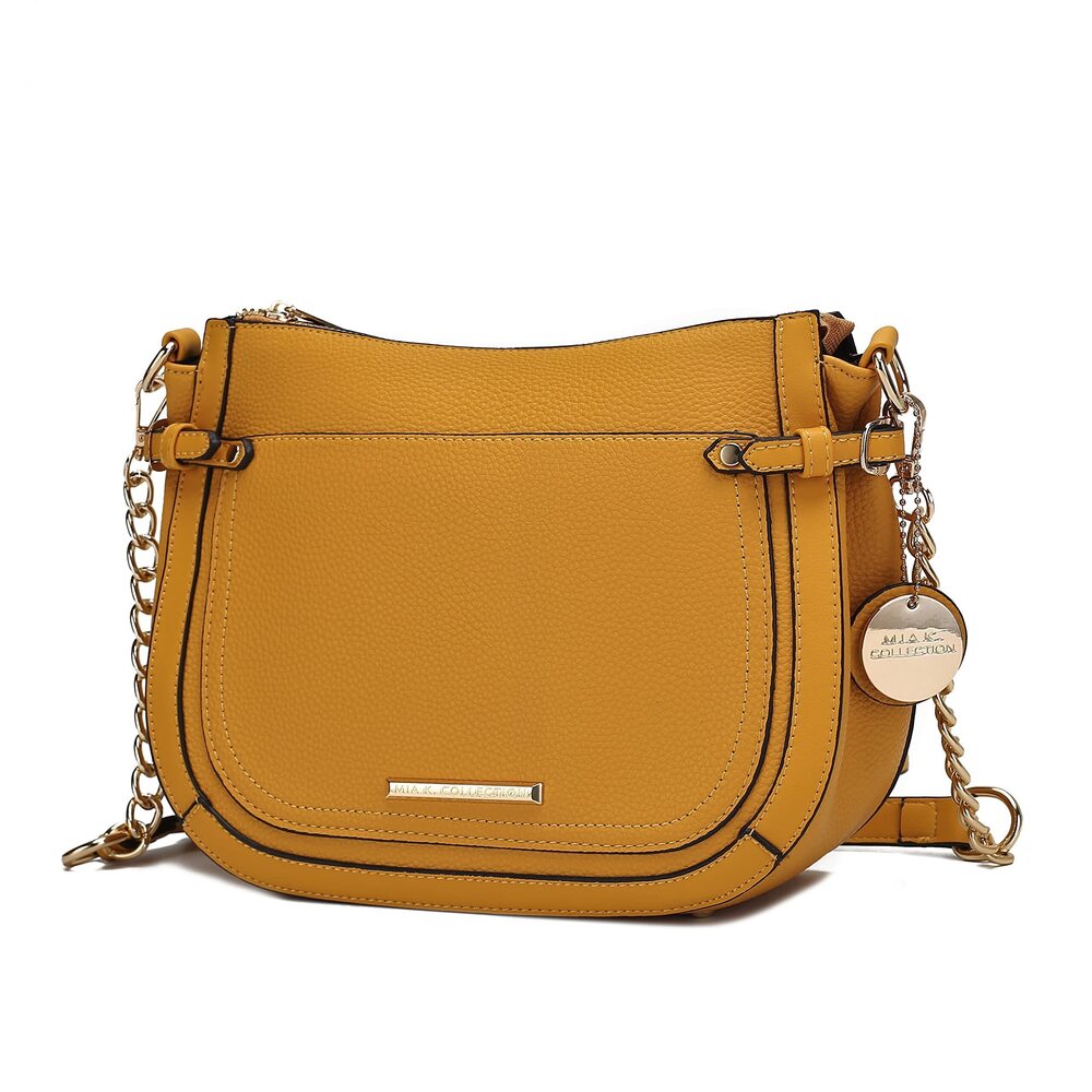 7610 Shoulder Bag , Vegan Leather Crossbody Bag Handbag Messenger Purse by